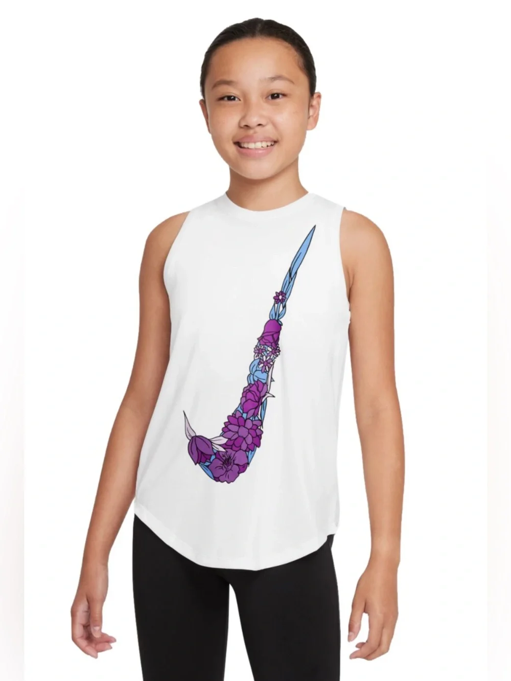 Nike Kids Floral Victory Tank Top